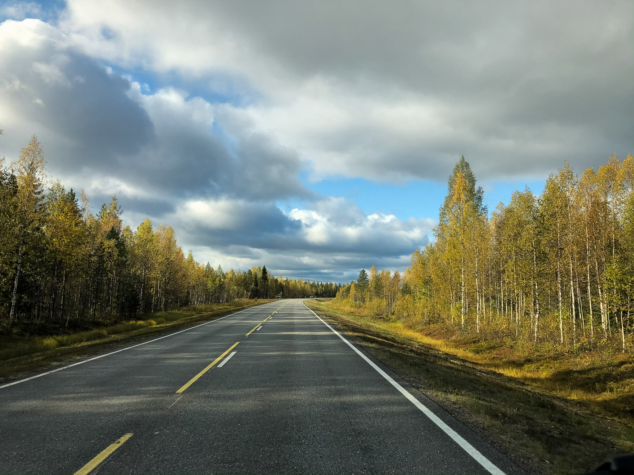 Schnappschuss bei voller Fahrt