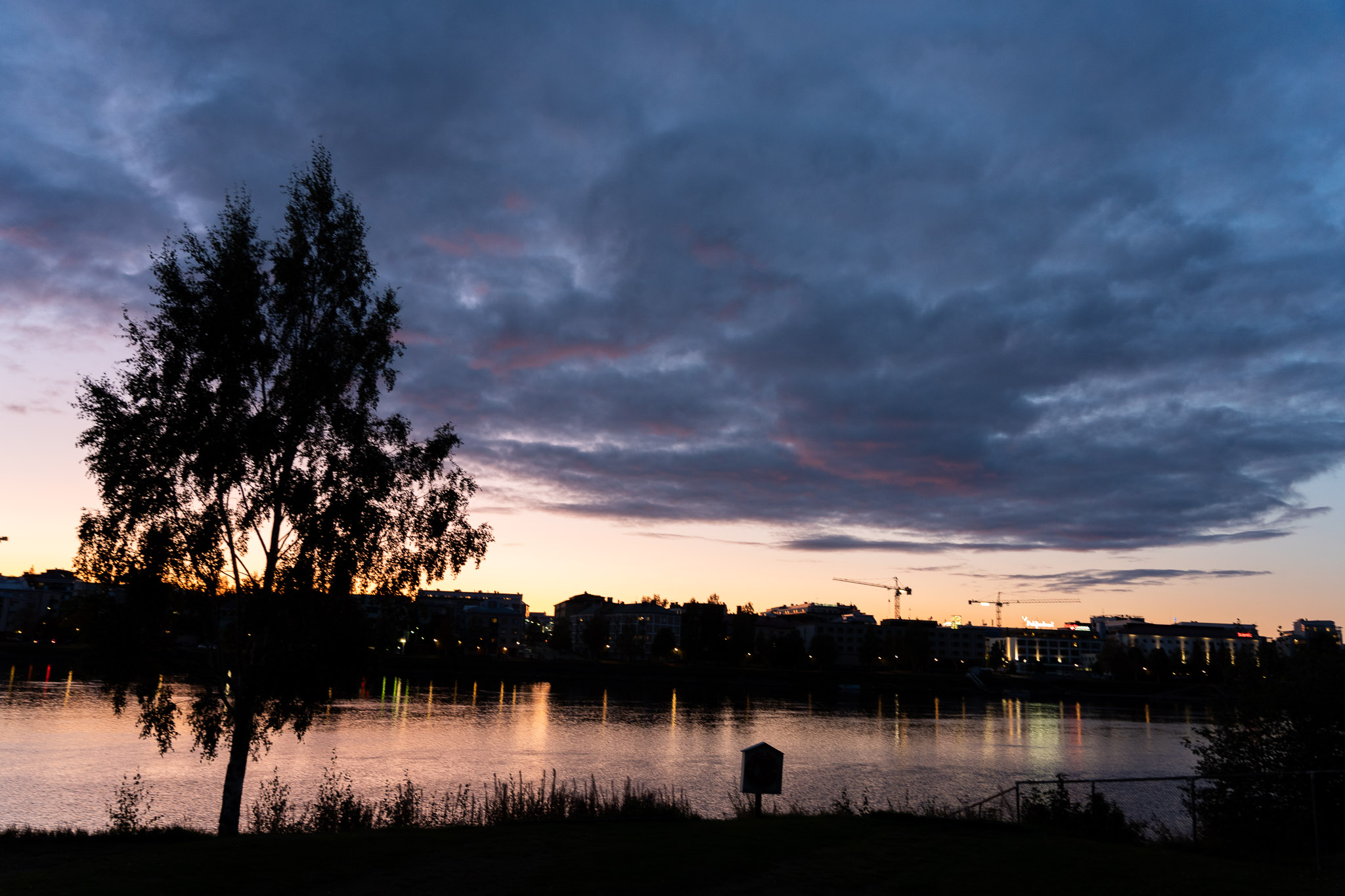 Abendstimmung über Rovaniemi