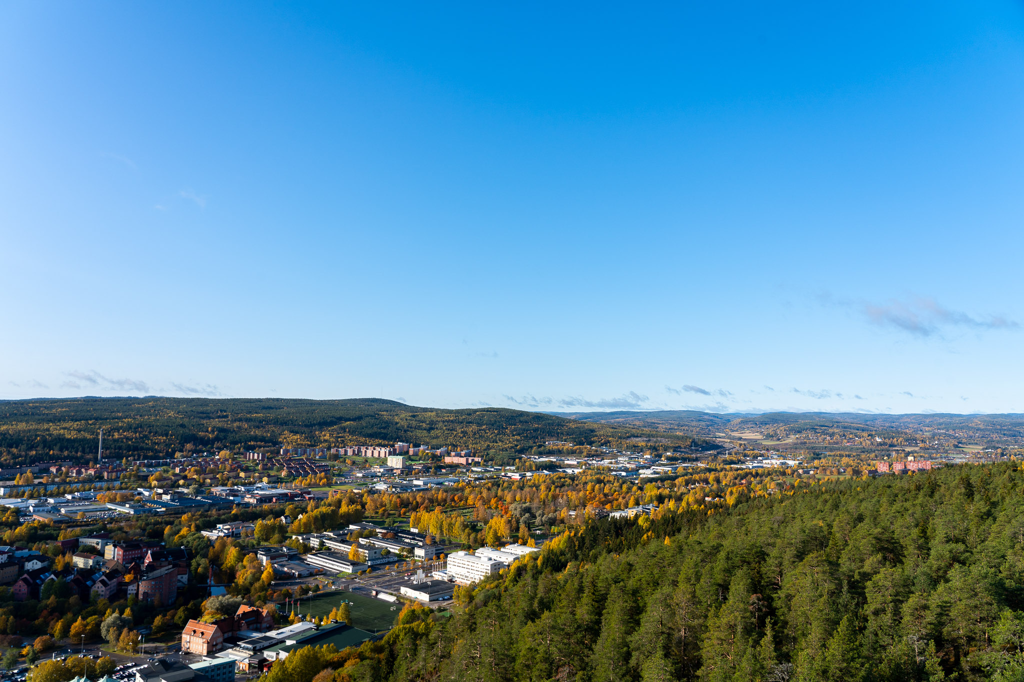 Sicht auf Sundsvall