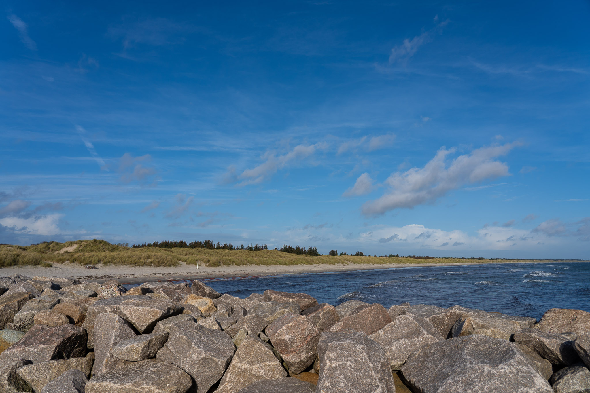 Aussicht vom Stellplatz in Ålbæk