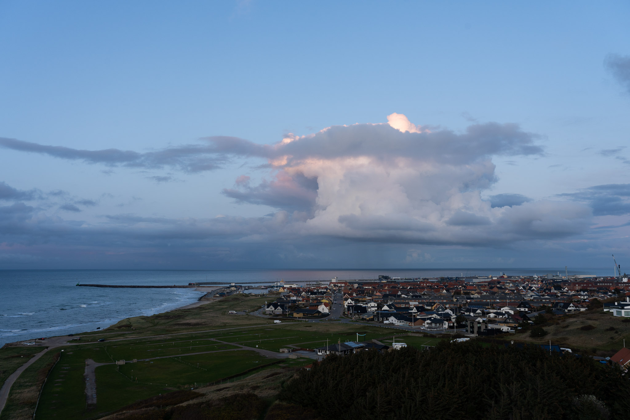 Hirtshals von oben