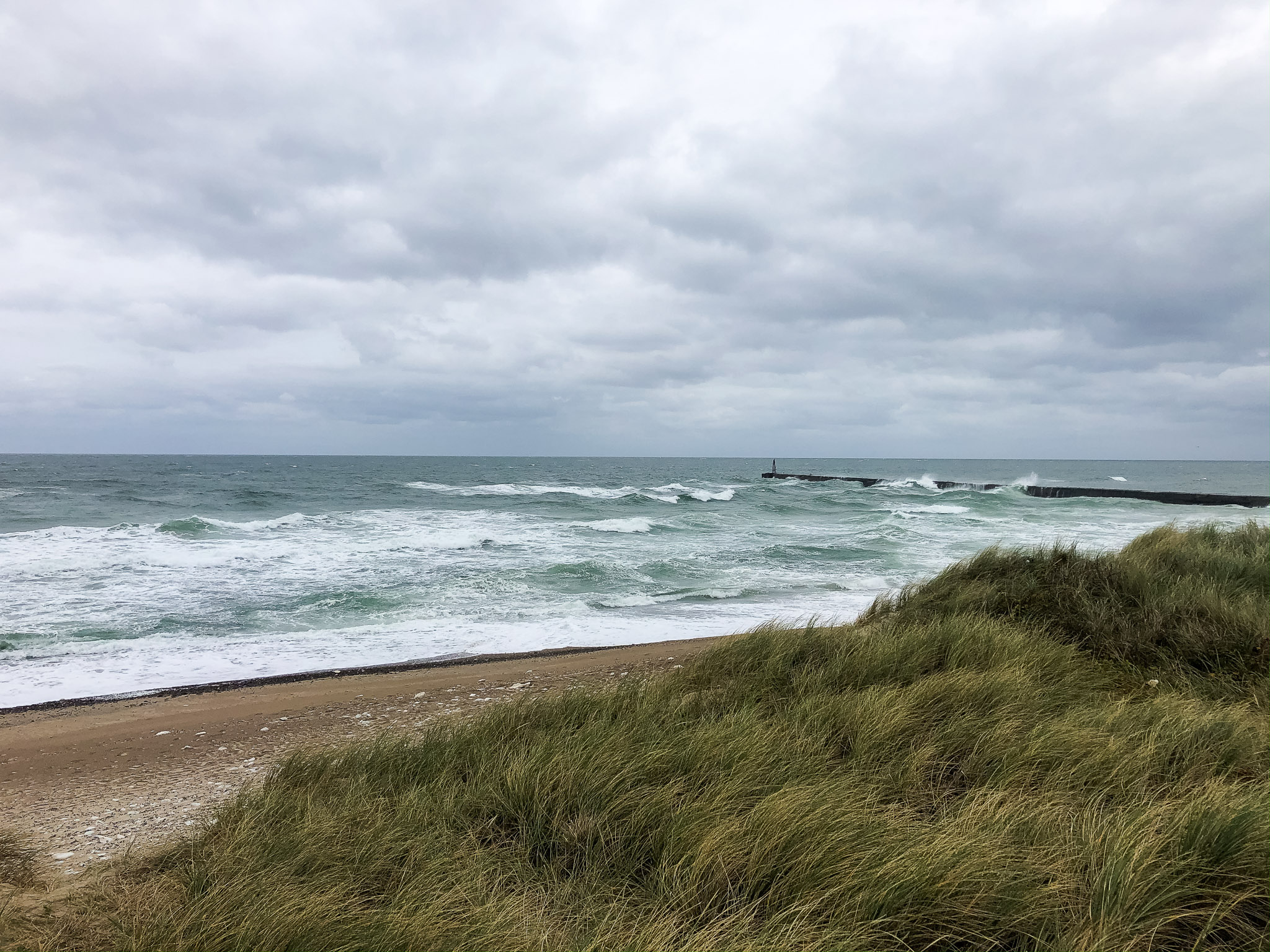 Raue Küste in Hanstholm