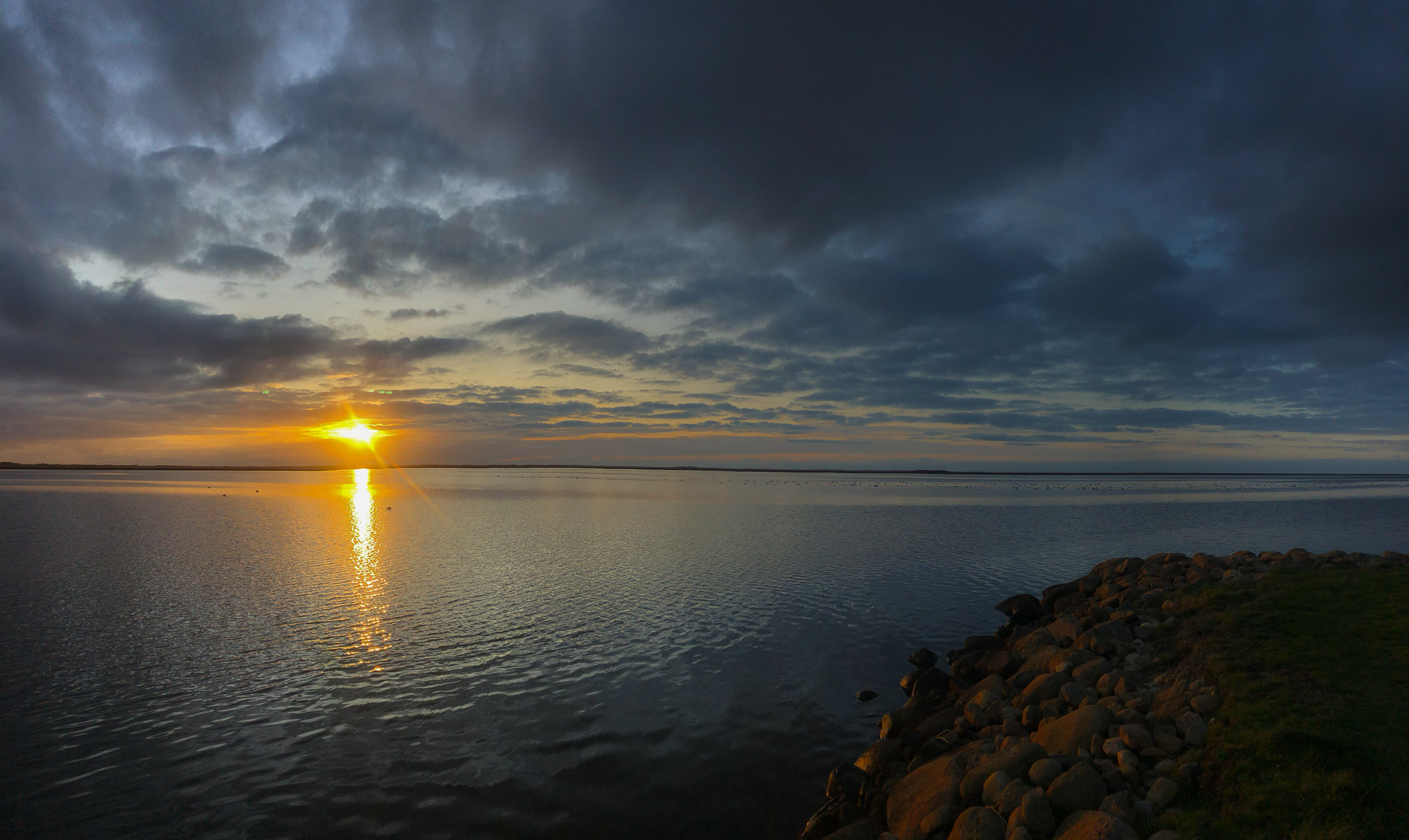 Sonnenuntergang in Bork Havn