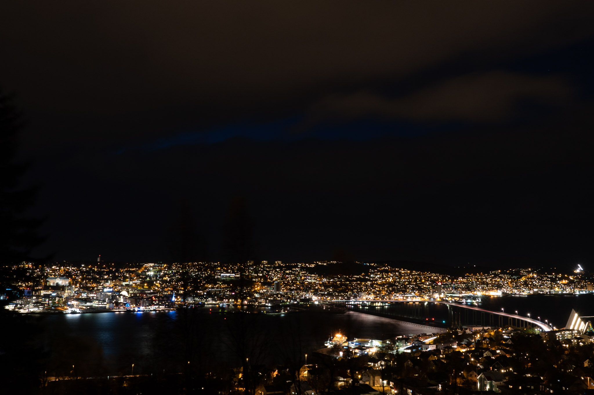 Tromsø bei Nacht