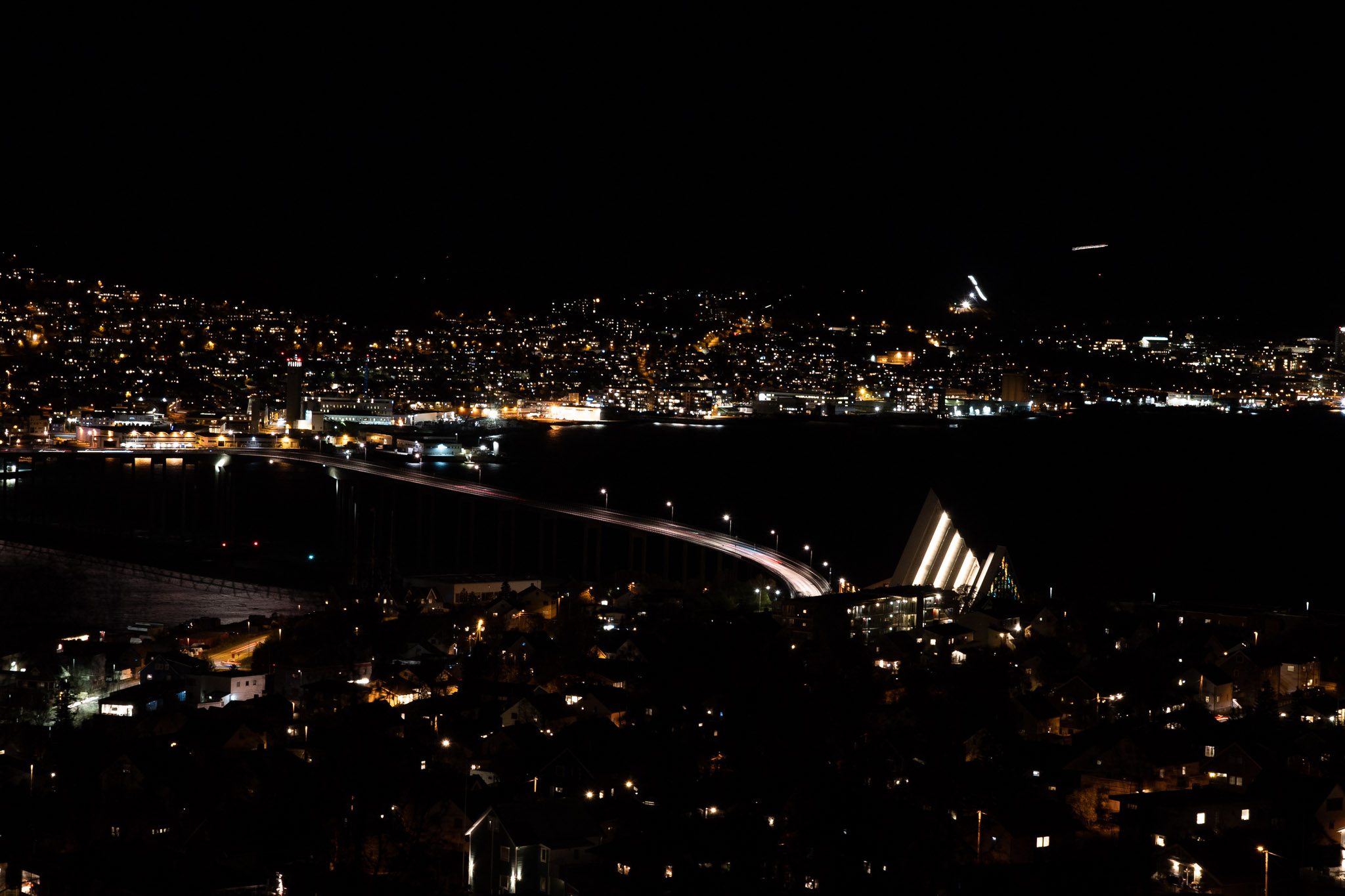 Tromsø bei Nacht