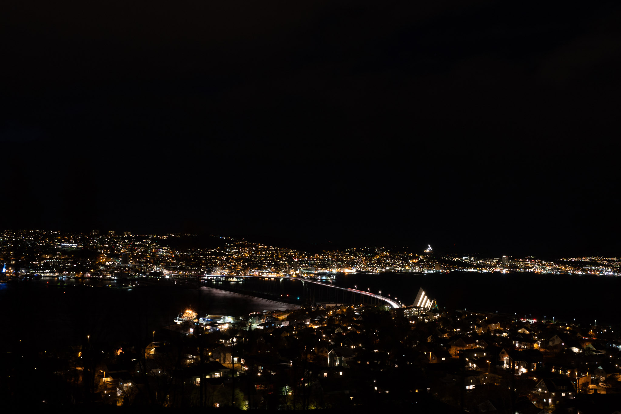 Tromsø bei Nacht