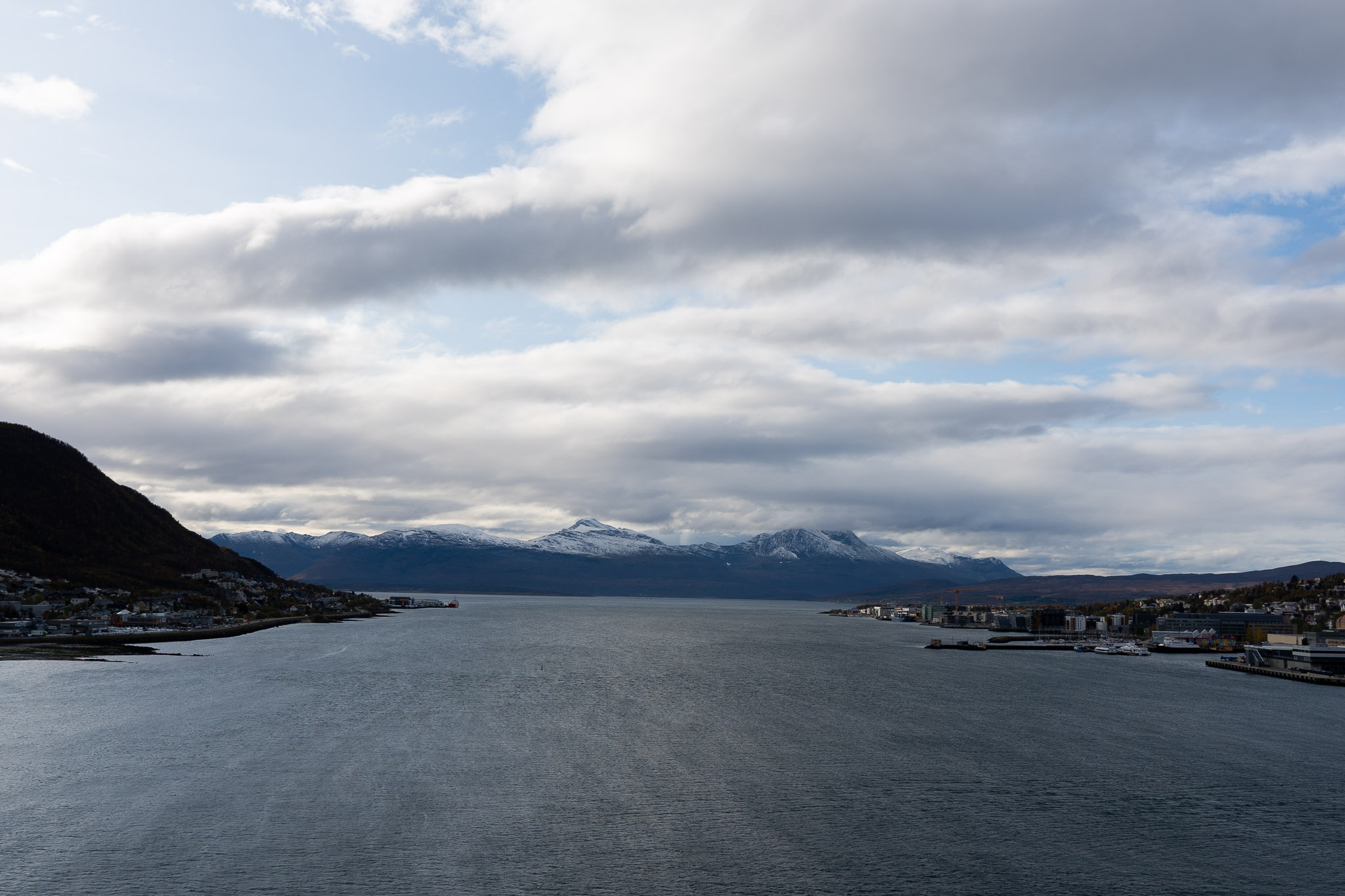 Aussicht ab Tromsøbrua
